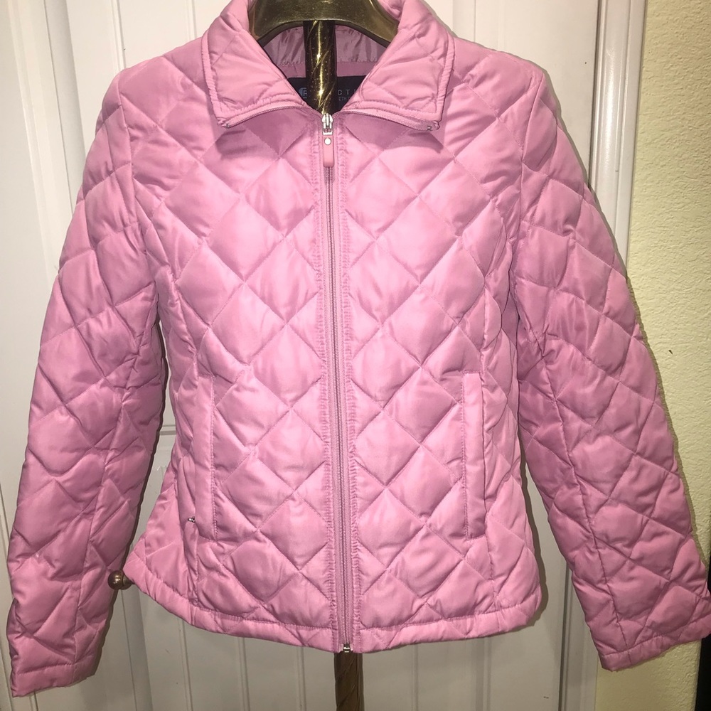 Pink Kenneth Cole Reaction Feathers Jacket
